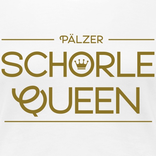Pälzer Schorle Queen - Frauen Premium T-Shirt