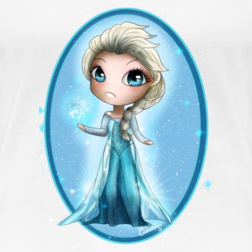 Elsa - Chibi Princess - T-shirt Premium Femme