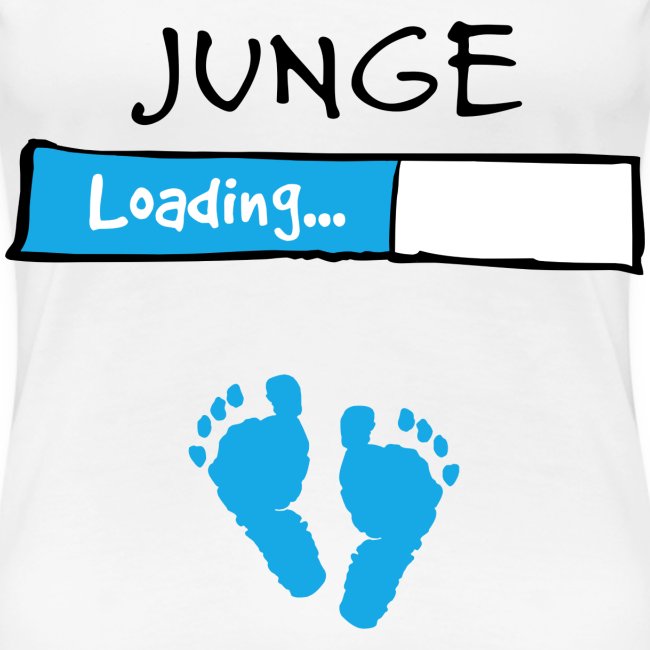 Junge loading // Schwangerschaft T-Shirt