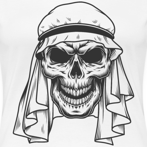 Kunterli Art meet skulls - #KUN-SKU-10 - Exzellent - Frauen Premium T-Shirt