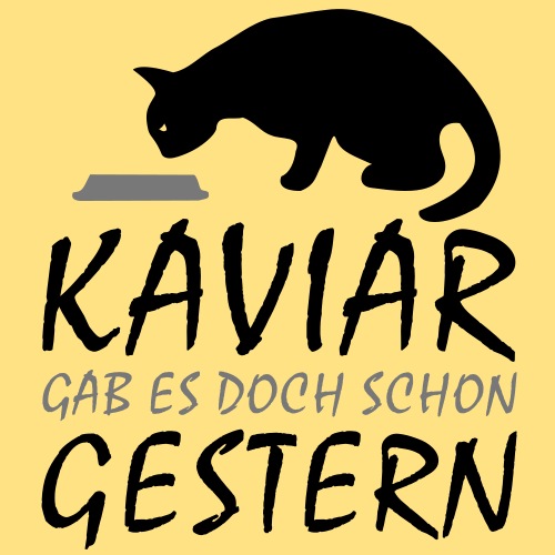 Katze will keinen kaviar - Frauen Premium T-Shirt
