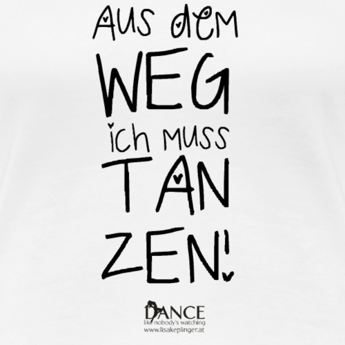 Dance und Fitness - Frauen Premium T-Shirt