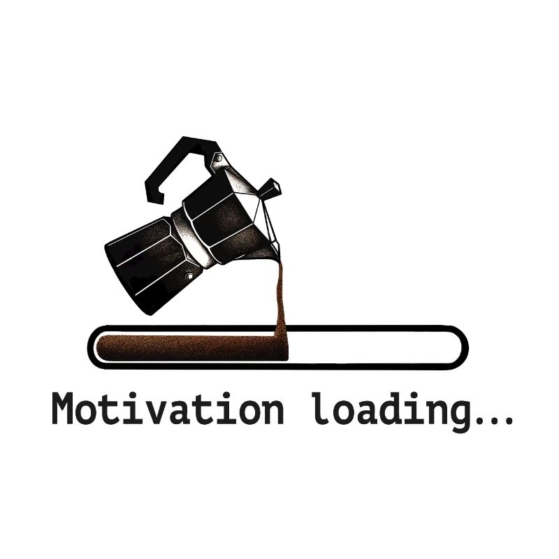 Kaffee kaffeekanne motivation loading