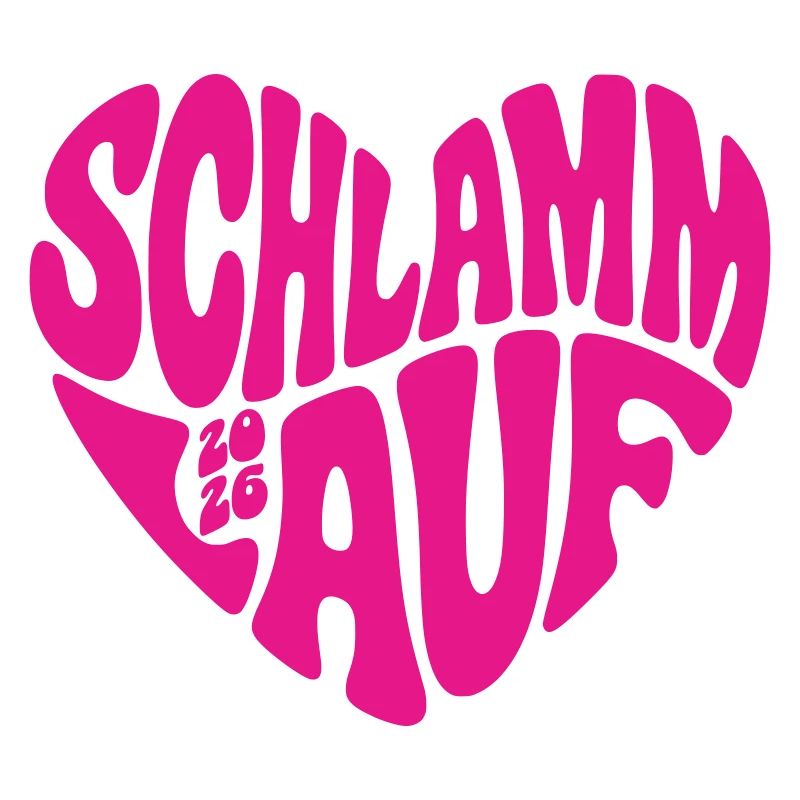 Course de boue 2026 - Forme de cœur - Course de boue 2026