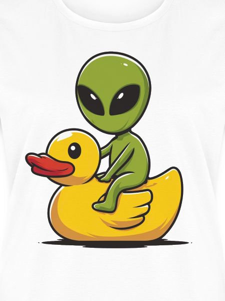 Alien auf Ducky
