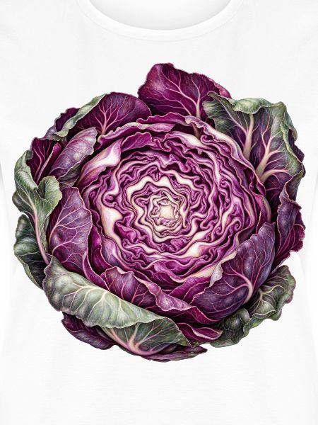 Rotkohl Rosette