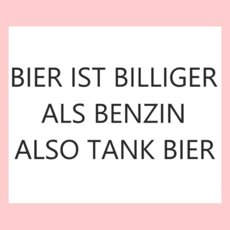 bier ist billiger als benzin