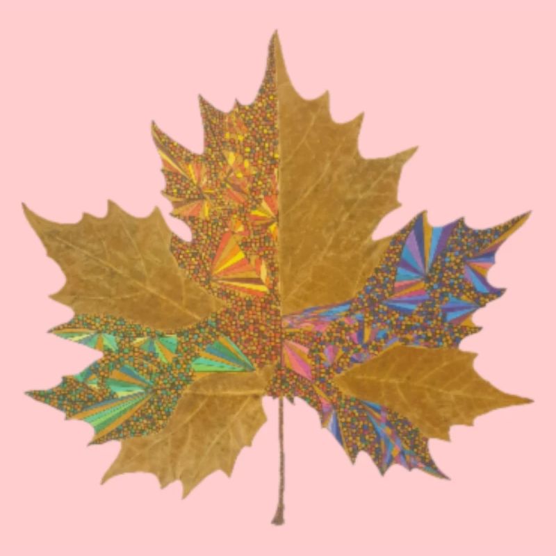Modern Art Maple Leaf