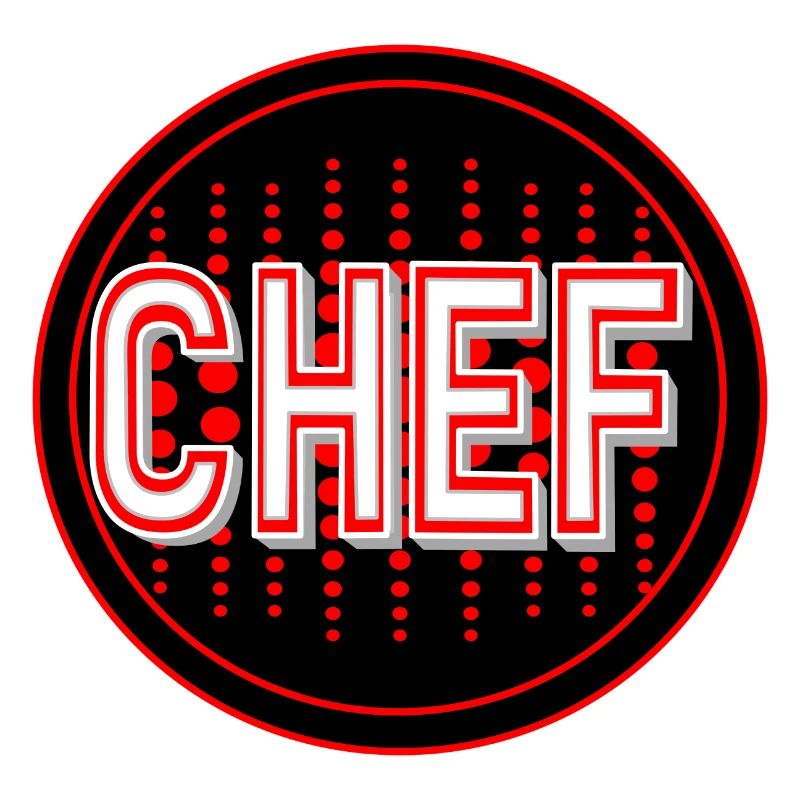 Chef with a beautiful background