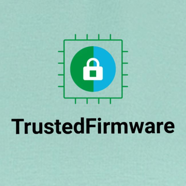 TrustedFirmware Logo verticle no org