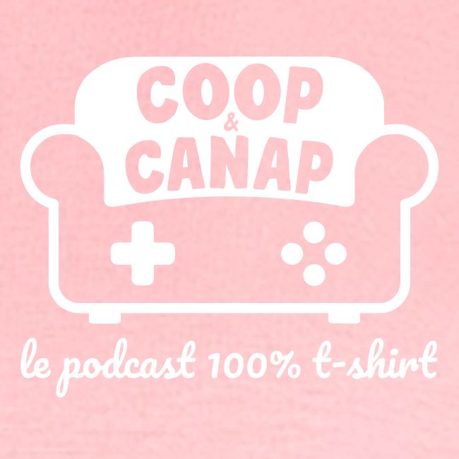 "Le Podcast 100% t-shirt" - logo blanc