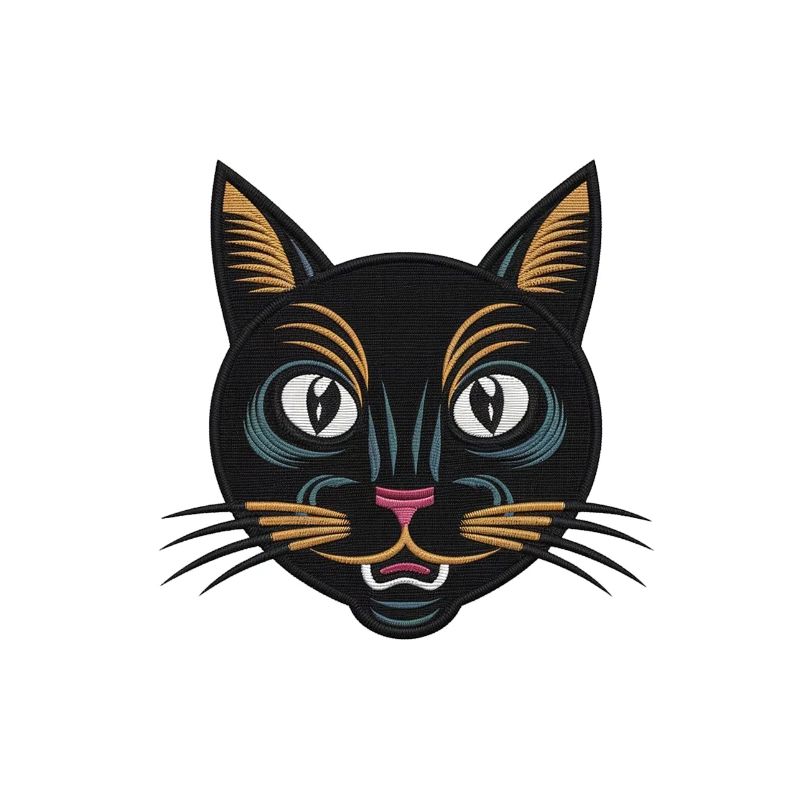 Chat brodé Stanley/Stella