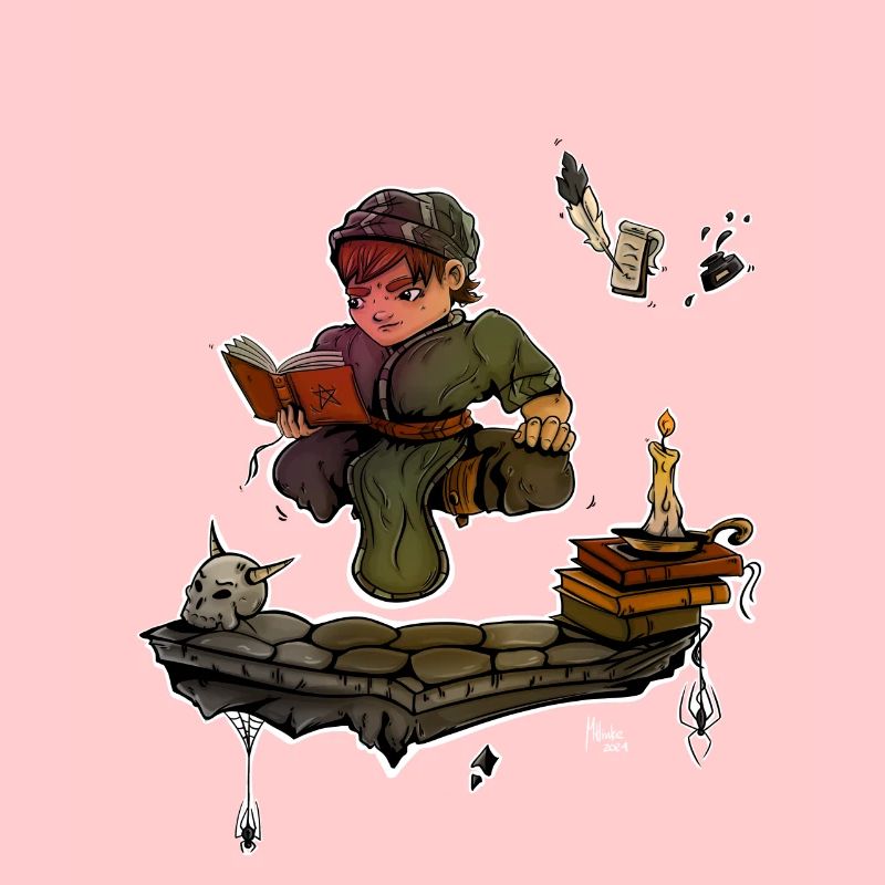 Magician - Fantasy Wizard Apprentice - Gift Idea