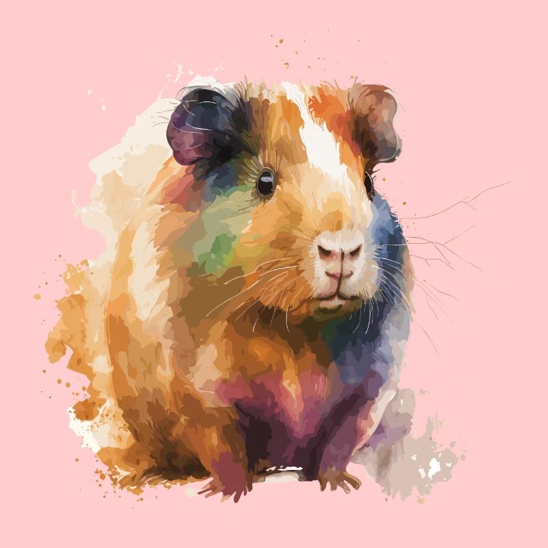 Illustration du propriétaire du cochon d’Inde