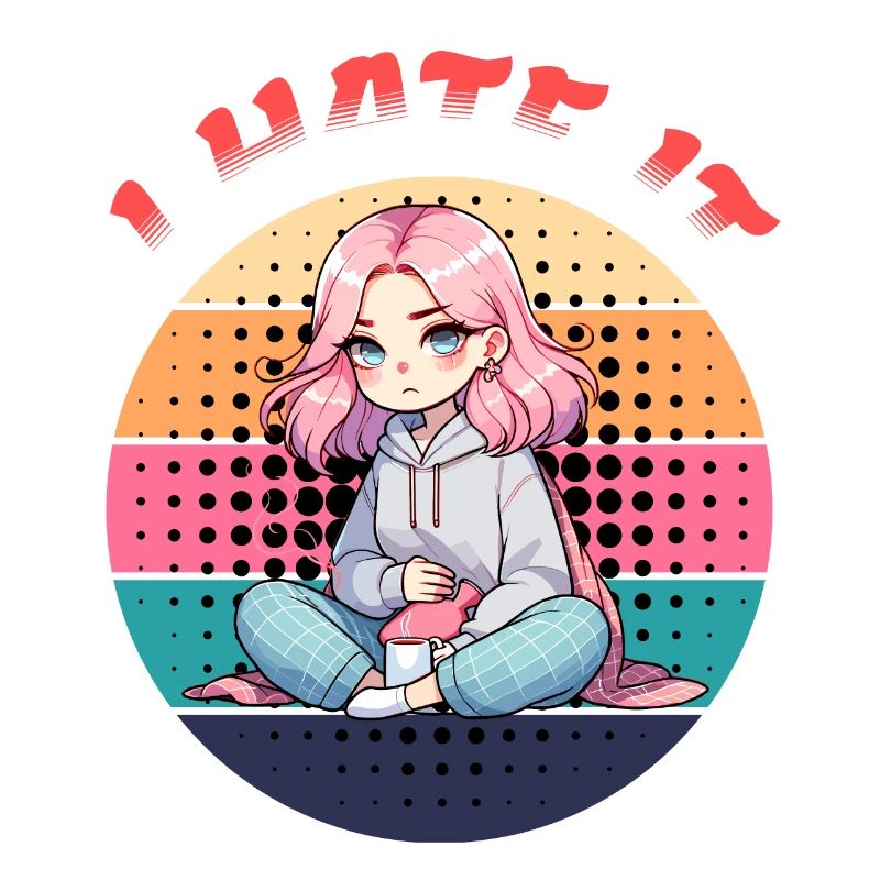 Periode I Hate It Regenbogen Stil