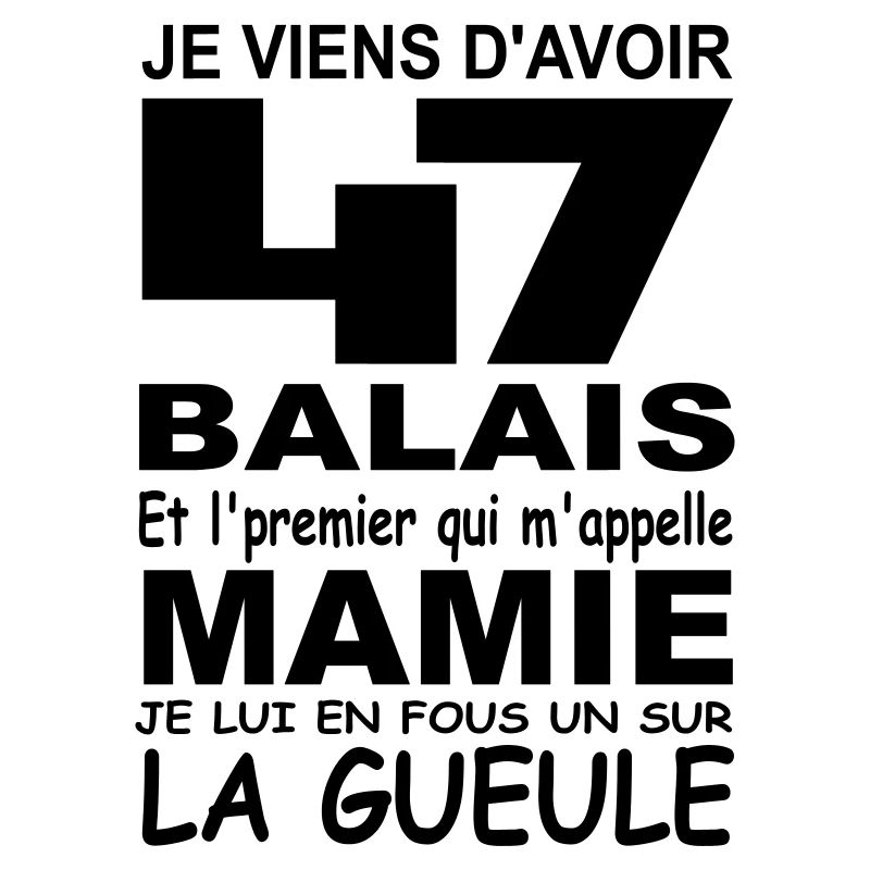 47 ans / anniversaire 47 ans / cadeau 47 ans