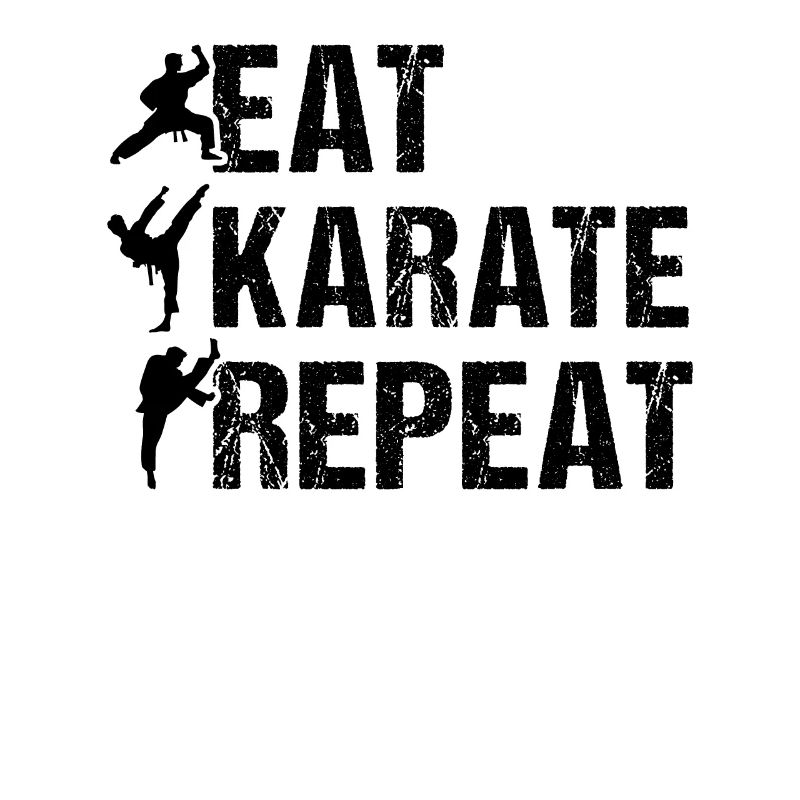 Eat Karate Repeat - Combattant de karaté