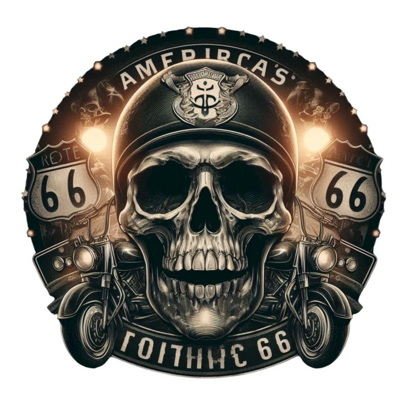 Biker-Schädel