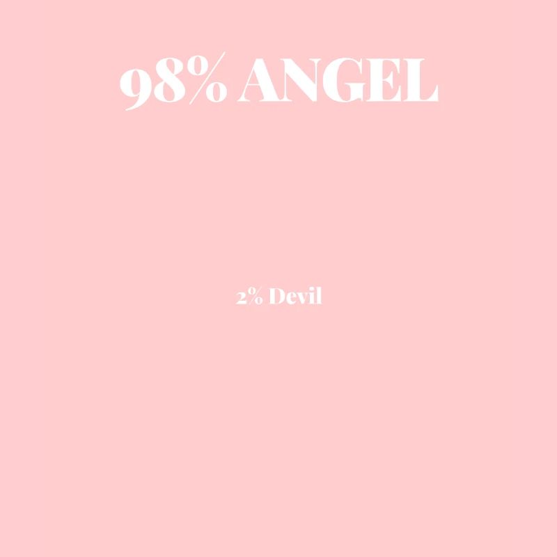 Shirt 98% Angel Engel 2% Devil Teufel Geschenk