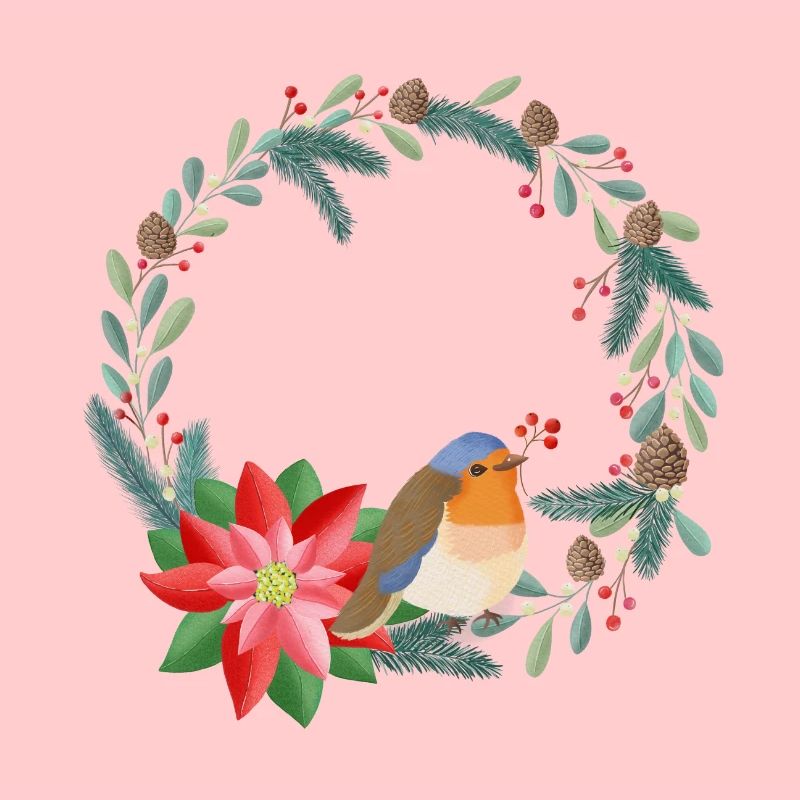 Weihnachtskranz personalisierbar mit deinem Text