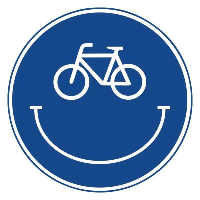 Rower - Smile Emoji znak drogowy Z 237