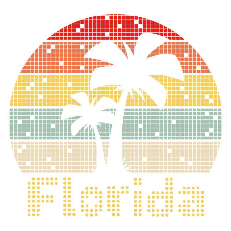 8bit Retro Florida Vacation