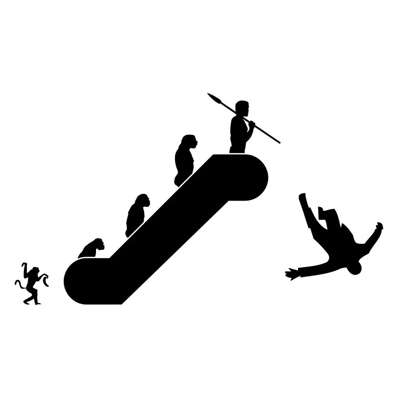 Evolution - Escalator, The End Silhouette Shirt