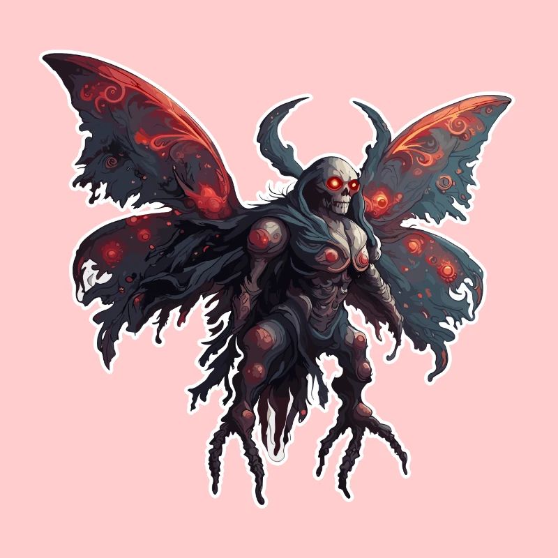 Mothman / Moth / Insect / Mythical Creature / Flutter
