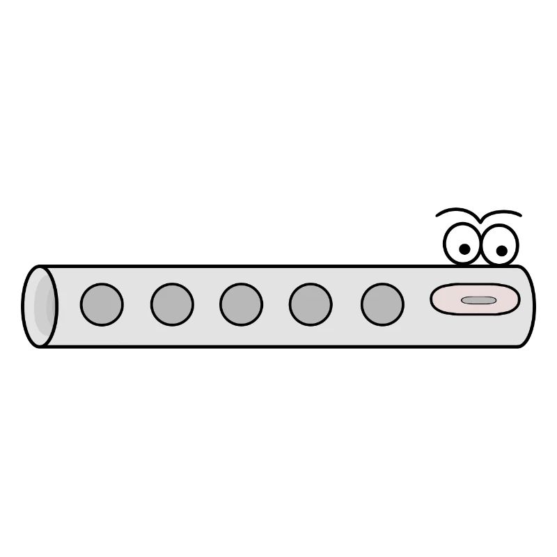 Comic figure flute
