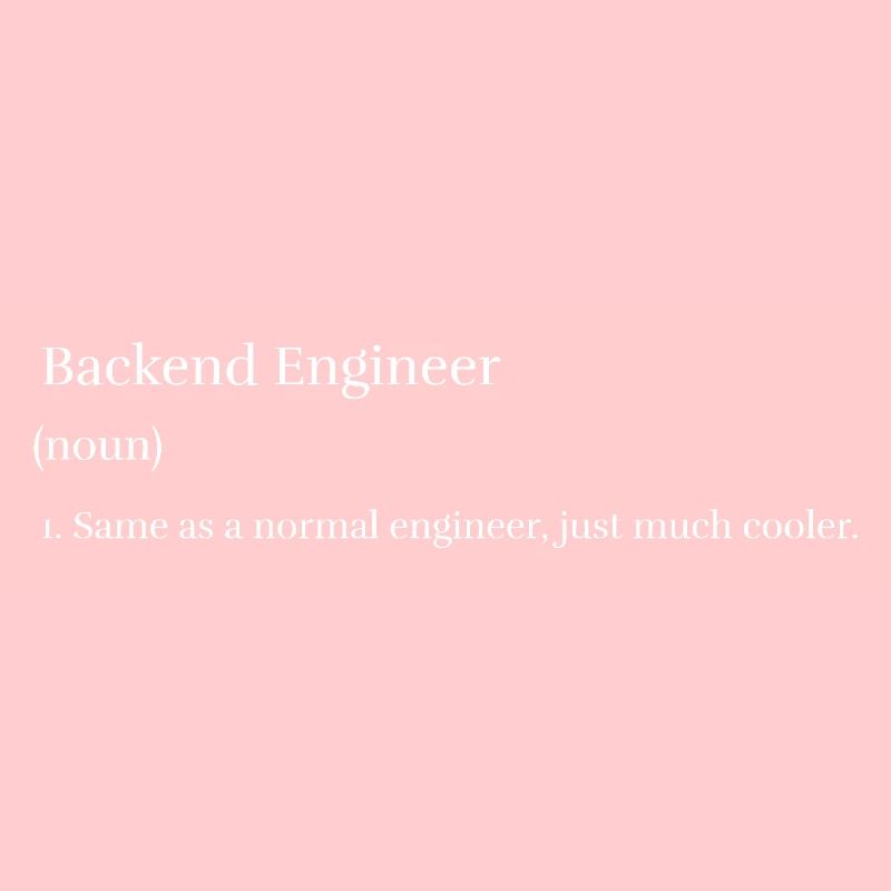 backend engineer