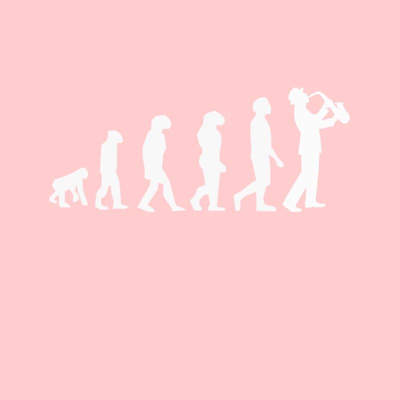 Evolution Saxophone Saxofon Jazzmusik Geschenk