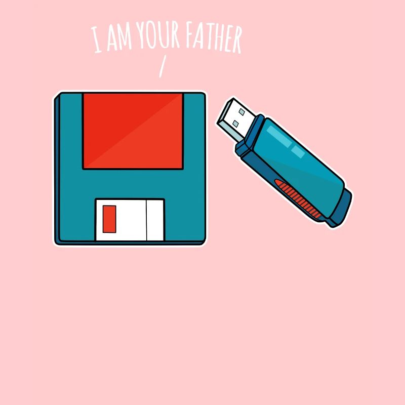 I Am Your Father USB Stick Diskette Old Computer