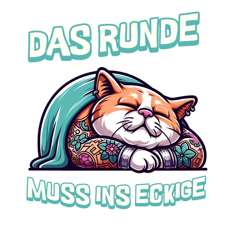 Bin Müde somit muss das runde ins Eckige Schlafen