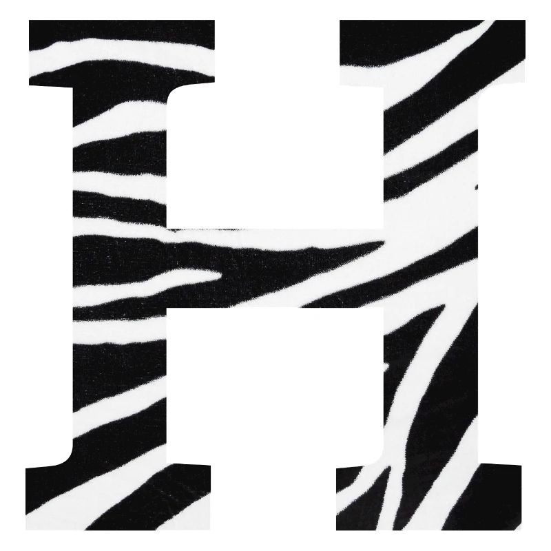 Buchstabe h Zebra