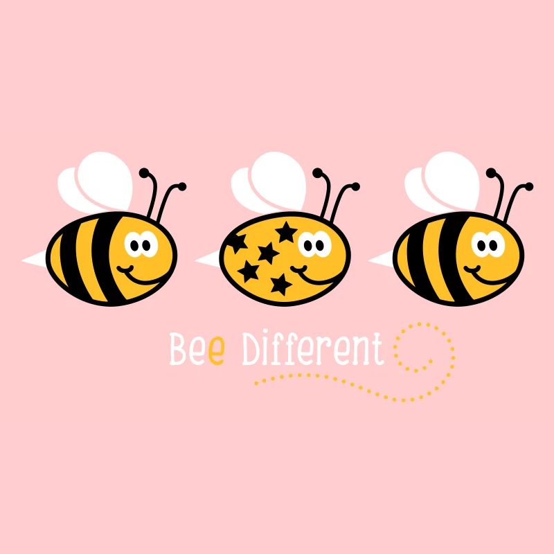 Be different - be yourself - Biene - Bee - 3C