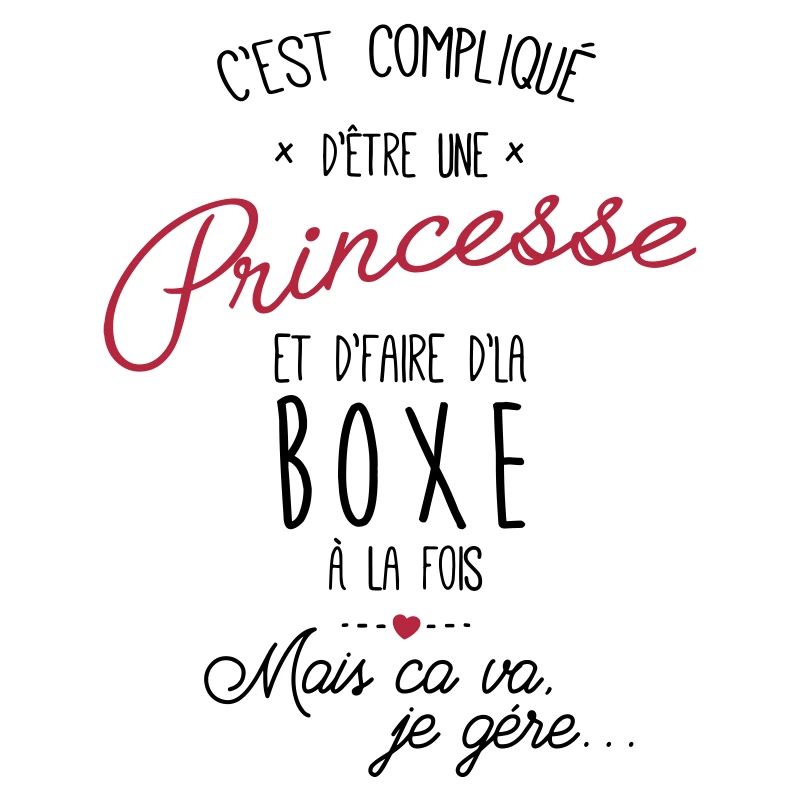 princesse et Boxe - boxeuse