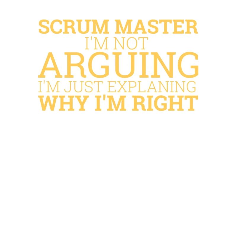 « Scrum Master Arguing | » Scrum Master" »