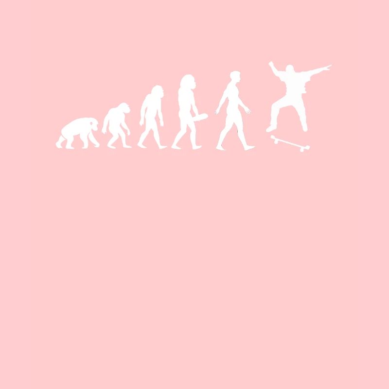 Skateboarder evolution skateboard