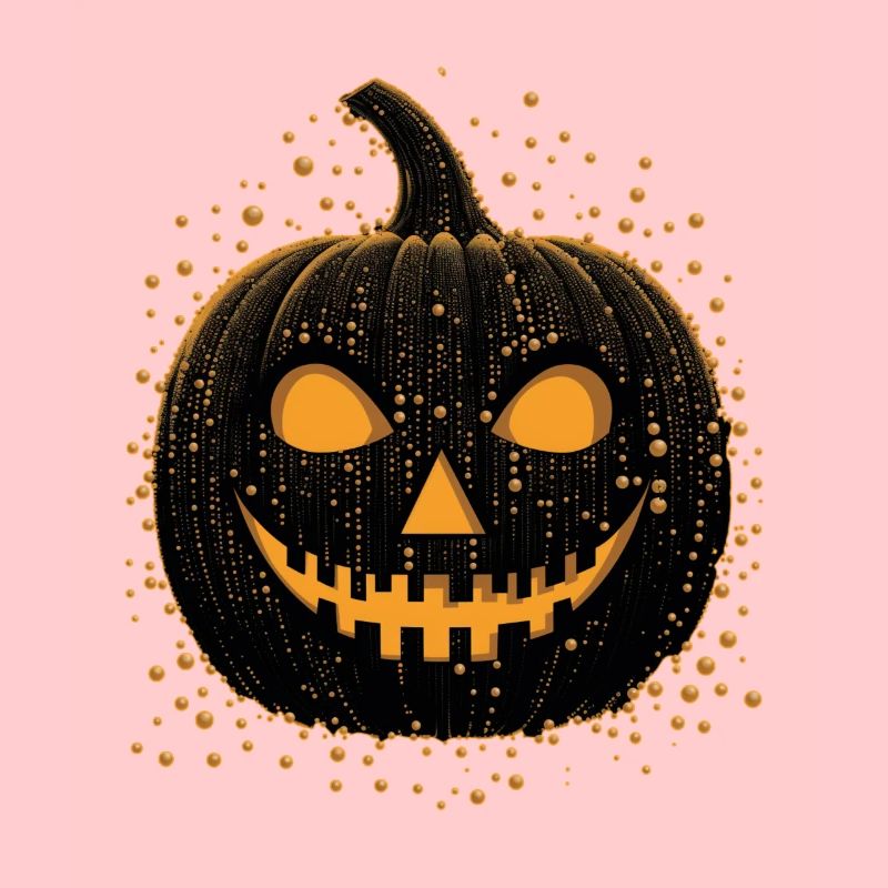 Unheimliche schwarze Jackolantern