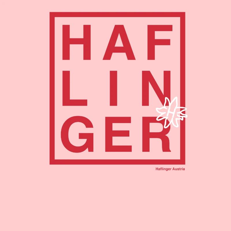 Haflinger lettrage / cheval