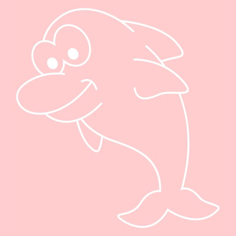 Dolphin Comic Animal