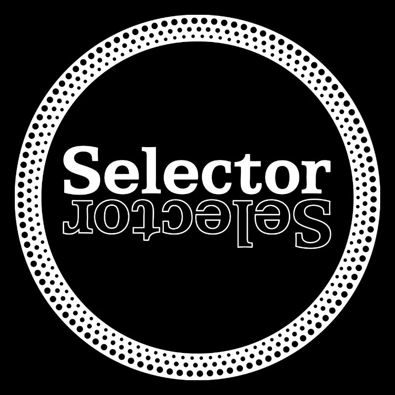 Selector DJ - Record Platter (White)