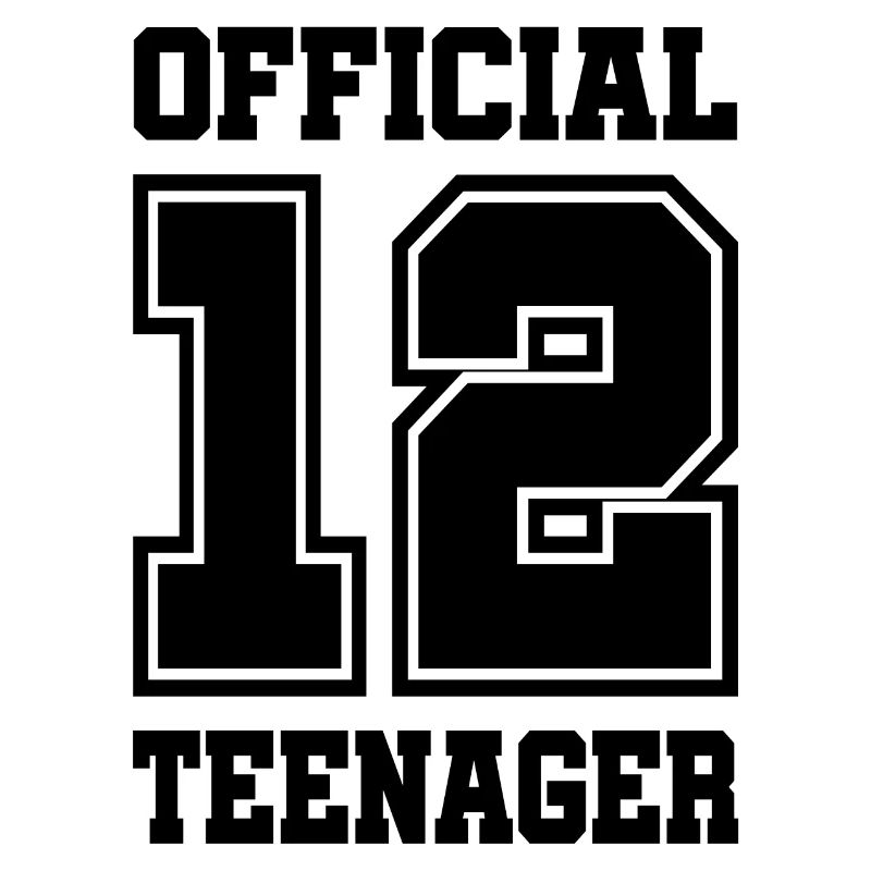 Adolescent d'anniversaire de 12 ans