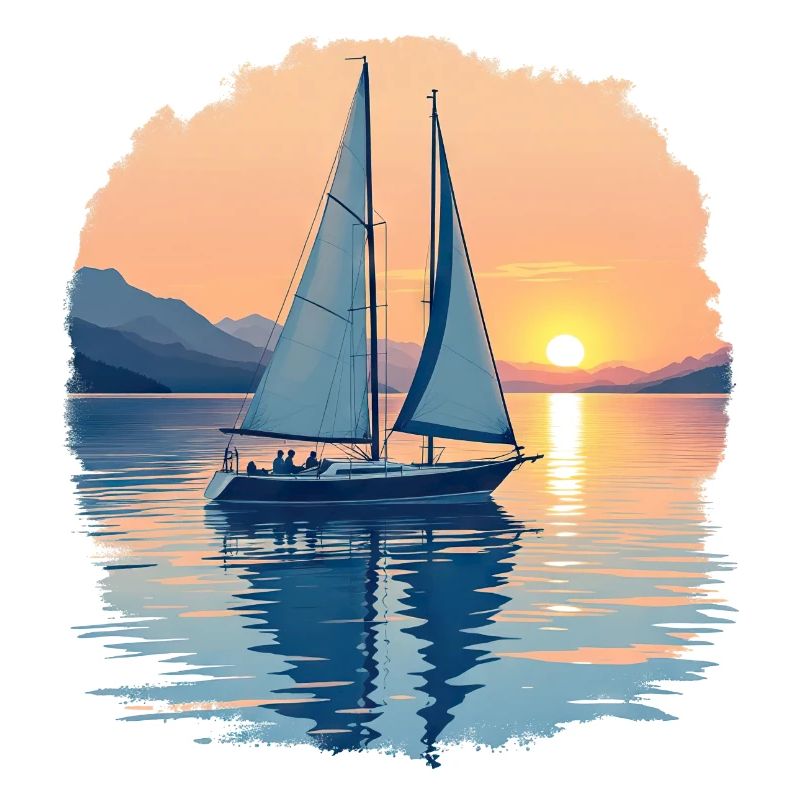 Segelboot auf dem Bodensee