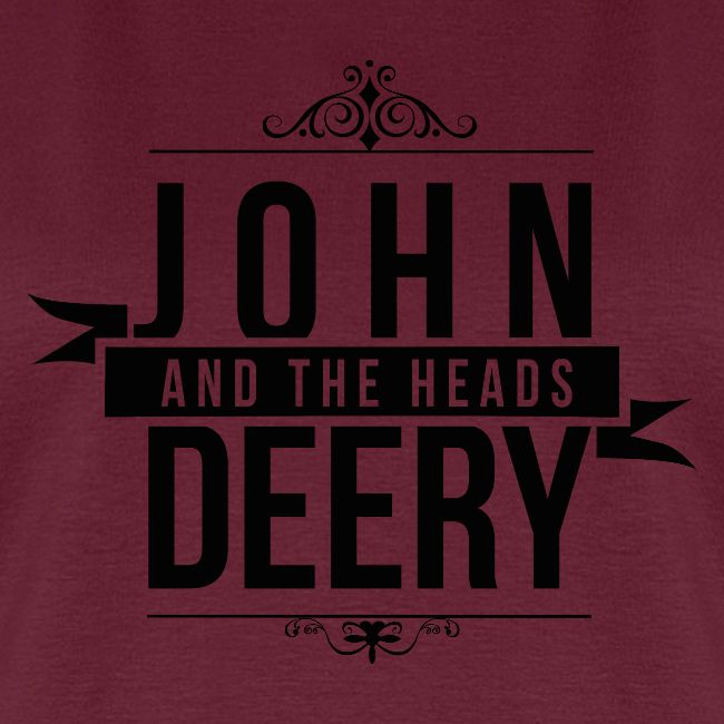 John Deery and The Heads Logo [BLACK]