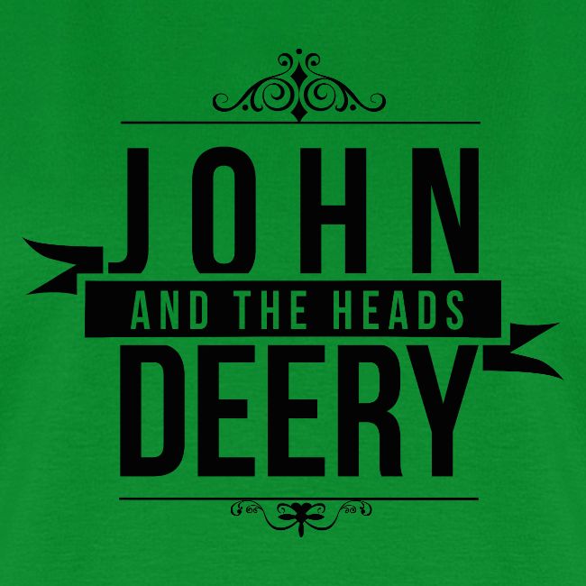 John Deery and The Heads Logo [BLACK]