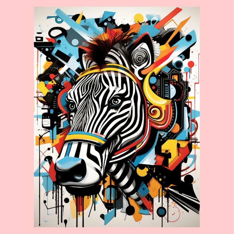 Inspirations graffiti :Zèbre