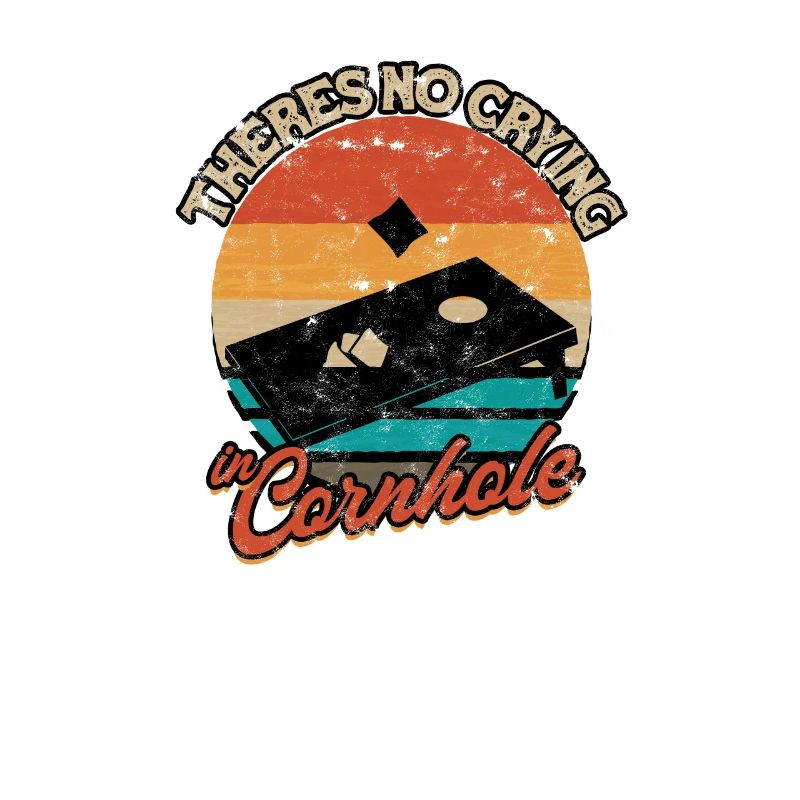 Il n’y a pas de pleurs dans le sac de haricots Cornhole Sack -