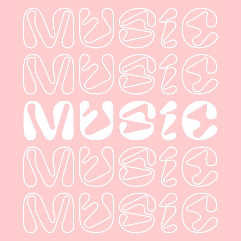 Conception de logo musical