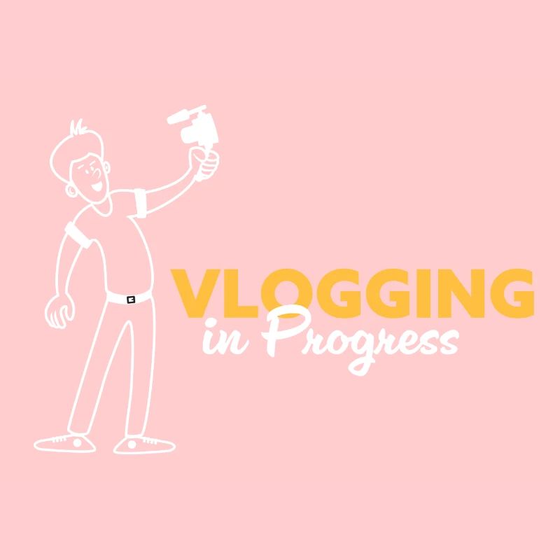 Vlogging in progress